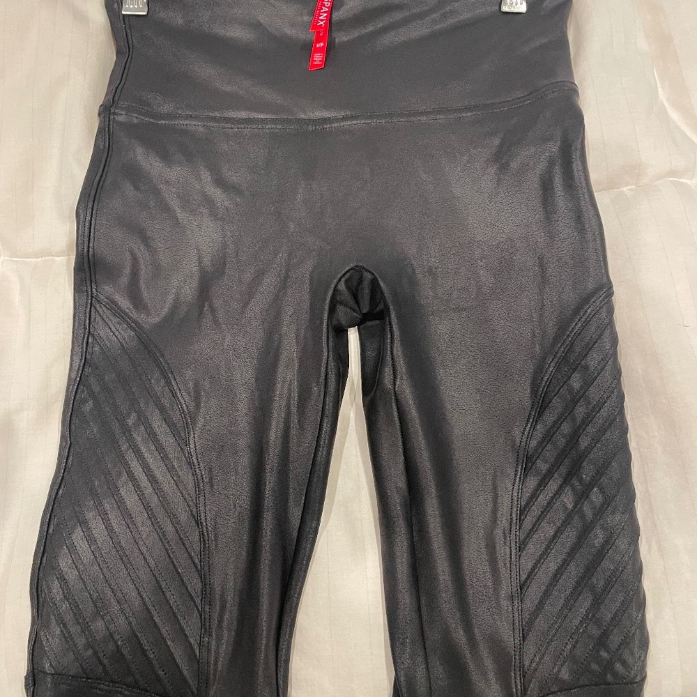Spanx Faux Leather Moto New Without Tags